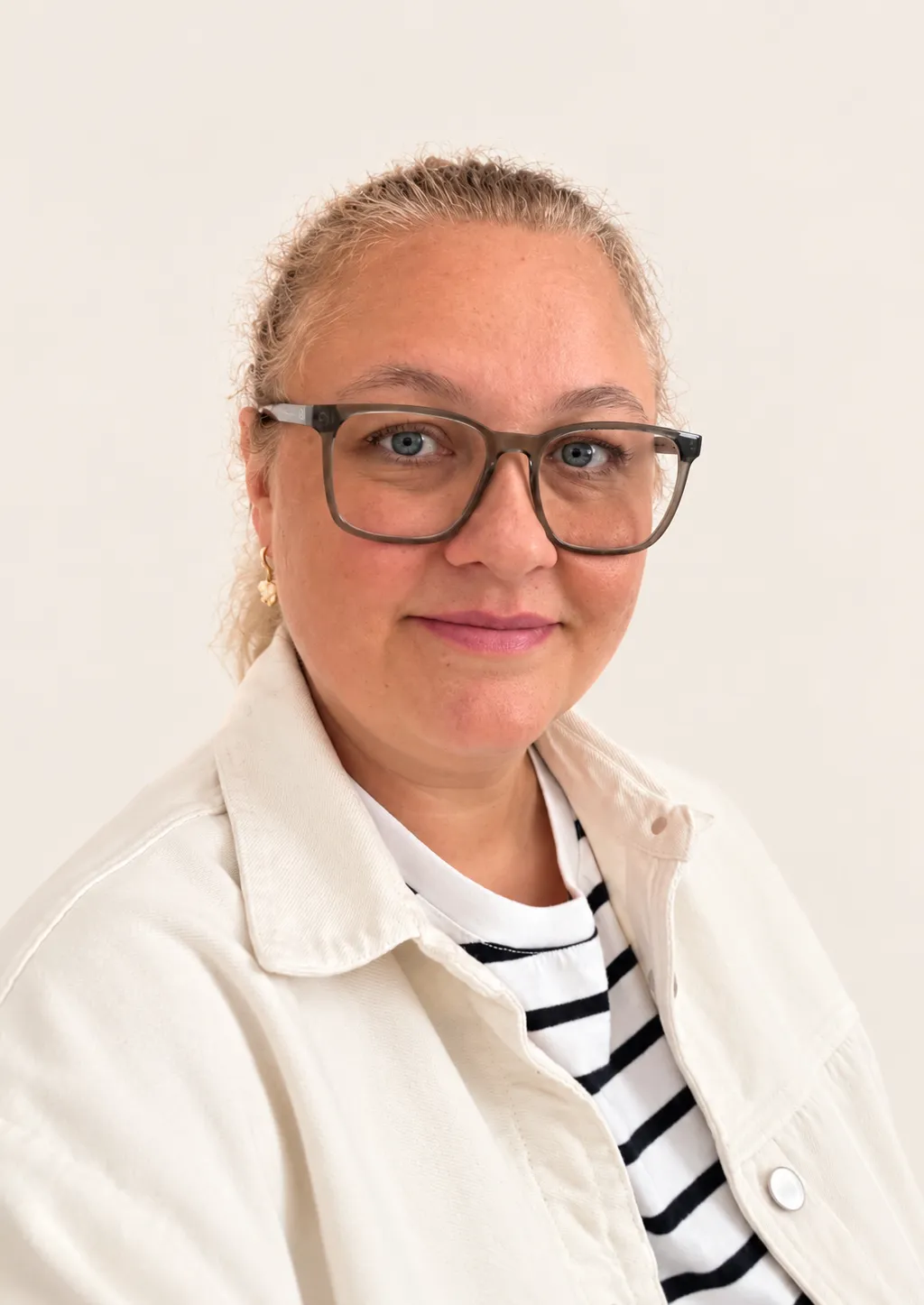 Amandine Gauthier, infirmière à domicile à Montagny, en tenue professionnelle